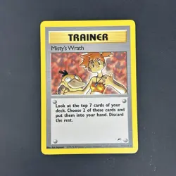 Misty’s Wrath 114/132 Uncommon Gym Heroes - Pokemon Card - Image 1