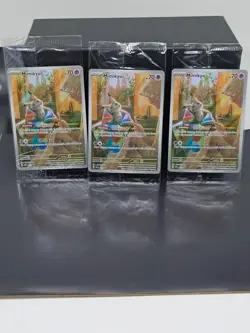 3 CARD LOT Sealed Pokemon Mimikyu 75 SV Scarlet & Violet Promo Card - Image 1