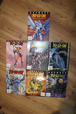 2004-2007 Yu-Gi-Oh Beckett Magazine Lot Cyberdark Dragon Six Samurai Horus - Image 1