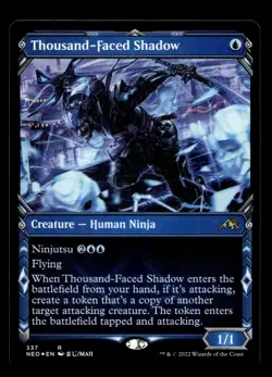 Thousand-Faced Shadow (Showcase) 337 Foil R Kamigawa: Neon Dynasty - Image 1