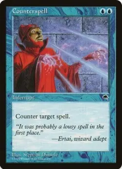 MTG - 3 x Counterspell - Playset 3x x3 - Tempest Regular - Image 1