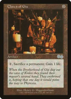 Claws of Gix Urza's Saga Magic The Gathering MTG Card - Image 1