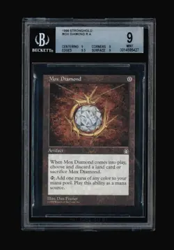 Mox Diamond - Stronghold - English - MTG Magic the Gathering - BGS GEM Mint 9 - Image 1