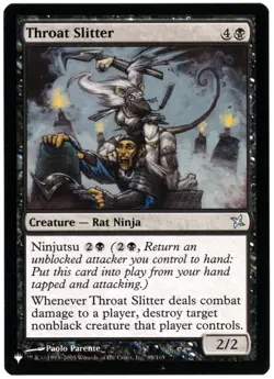 Throat Slitter - The List Reprints - Mystery Booster 2 - MTG - NM/M - Image 1