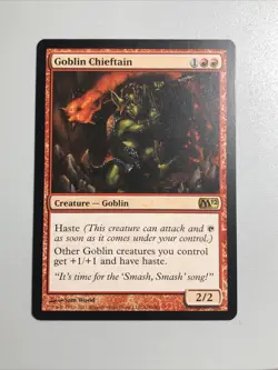 Goblin Chieftain - Magic 2012 Core Set NM (Check Pics) MTG TCG - Image 1