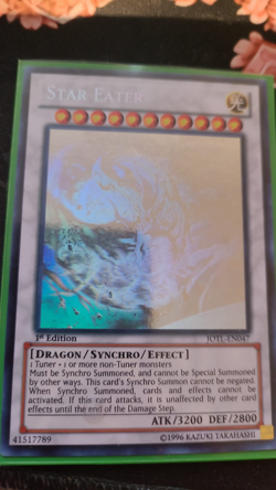 Yugioh | Star Eater | Ghost rare | JOTL-EN047 | 1st ed nm - Image 1