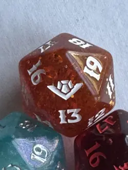 OVERSIZED D20 SPINDOWN Die Lot of 6 Magic the Gathering MTG - Image 2