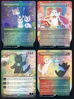 Magic the Gathering (MTG) Secret Lair: Drop Series - LOOK AT THE KITTIES (Foil) - Image 2