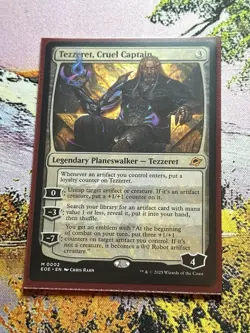 Magic The Gathering #0002 Tezzeret, Cruel Captain - Edge Eternities - EOE - Image 2
