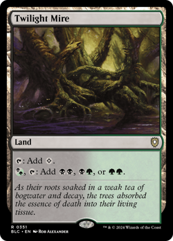 Twilight Mire #351 | Near Mint | BLC Bloomburrow Commander Magic MTG - Image 1