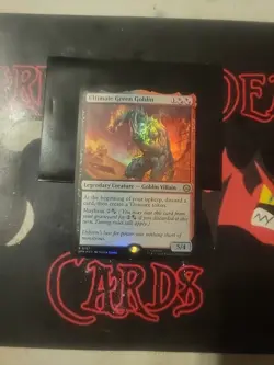 Magic The Gathering Marvel's Spider-Man "Ultimate Green Goblin" FOIL RARE NM - Image 1