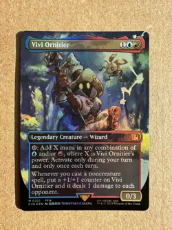 Magic: The Gathering borderless foil Vivi Ornitier Alt Art #321 - Image 1