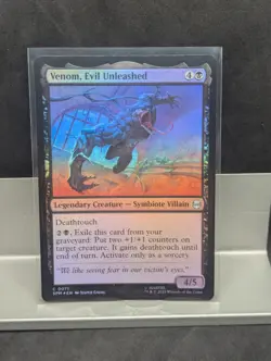 Venom, Evil Unleashed FOIL X1 NM Marvel's Spider Man MTG - Image 1