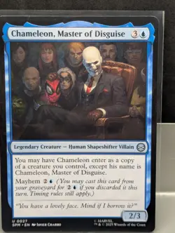 Chameleon, Master of Disguised X1 NM Marvel's Spider Man MTG - Image 1