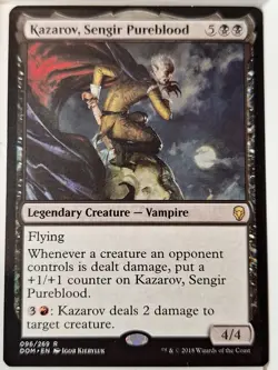 Kazarov, Sengir Pureblood - Dominaria - Magic the Gathering MTG Nice! - Image 1