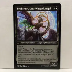 MTG Sephiroth, Fabled SOLDIER Magic: The Gathering Final Fantasy Mythic #0115 - Image 2
