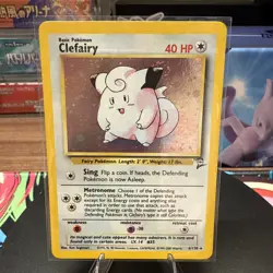 Clefairy 006/130 Base Set 2 Holo Rare Vintage - Ear Swirl - LP+ - Pokemon TCG - Image 1