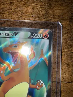 Pokemon TCG Charizard v Full Art Holo Card 153/172SWSH09: Brilliant Stars - Image 3