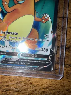 Pokemon TCG Charizard v Full Art Holo Card 153/172SWSH09: Brilliant Stars - Image 4