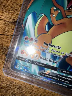 Pokemon TCG Charizard v Full Art Holo Card 153/172SWSH09: Brilliant Stars - Image 5