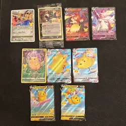 Pokemon TCG 25th Anniversary Celebrations 25 Card Lot. Black Star Promos + More - Image 1