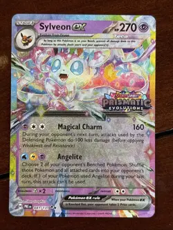 Pokemon Prismatic Evolutions Sylveon Ex 041/131 Surprise Box Stamped - Image 1