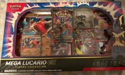 Pokemon TCG Mega Lucario Ex Figure Collection Sealed - Image 1