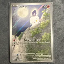 Litwick 101/086 Illustration Rare Pokemon Sv11b: Black Bolt English White Flare - Image 1