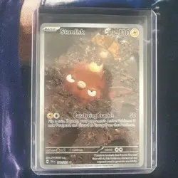 Stunfisk - 202/191 Pokemon TCG SV08: Surging Sparks Illustration Rare NM - Image 1