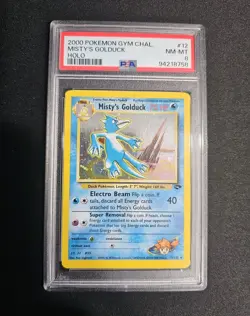 2000 Pokemon Gym Challenge Misty's Golduck Holo #12/132 - PSA 8 NM-MT - Image 1