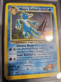 2000 Pokemon Gym Challenge Misty's Golduck Holo #12/132 - PSA 8 NM-MT - Image 4