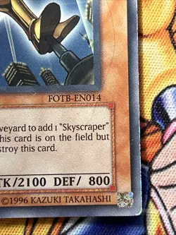 Elemental Hero Captain Gold FOTB-EN014 LP Unlimited Edition Rare Yu-Gi-Oh - Image 4