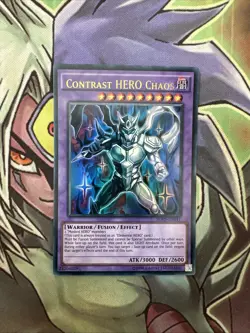SDHS-EN041 Contrast Hero Chaos Ultra Rare Unlimited Edition NM Yugioh Card - Image 1