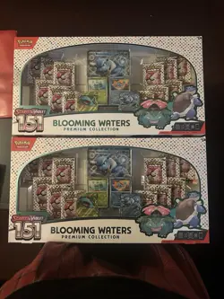 Pokemon 151 Blooming Waters Premium Collection Sealed Lot Of 2! - Image 1