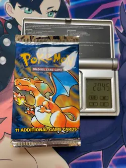 Pokemon Base Set Booster Pack - Charizard Artwork - 1999 WOC - Image 5