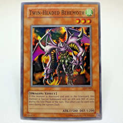 2x LOT Yugioh Twin-Headed Behemoth LOD-063 1st Edition Super Rare Holo - VLP-NM - Image 2