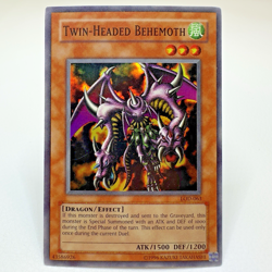 2x LOT Yugioh Twin-Headed Behemoth LOD-063 1st Edition Super Rare Holo - VLP-NM - Image 4