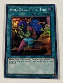 YUGIOH SMOKE GRENADE OF THE THIEF OP14-EN009 SUPER UNLIMITED ED MP - Image 1