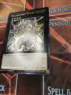 Yugioh! Tellarknight Ptolemaeus CROS-EN050 Ultimate Rare 1st Edition NM - Image 3