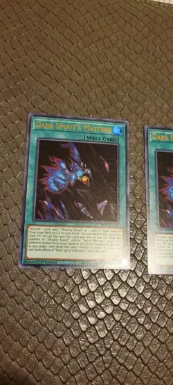 X3 Dark Spirit's Mastery LED5-EN004 Ultra Rare 1st Edition LP - Image 2