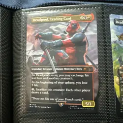 Deadpool, Trading Card (Borderless) [Secret Lair Marvel] MTG - Image 1