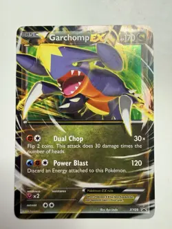 Pokemon XY Promos Garchomp EX Holo Rare Card #XY09 - Image 1