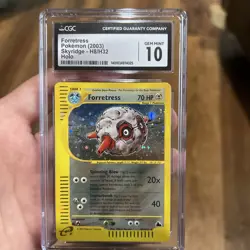 (POP 23) CGC 10 GEM MINT Forretress 56/144 Skyridge Pokemon 2003 Card - Image 1
