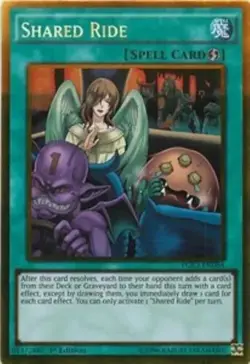 PGL3-EN084 Shared Ride Gold Rare 1st edition NM/LP YuGiOh Card - Image 1
