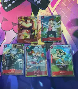 5 Alt Art Parallel One Piece English Cards ST21 Starter Deck Ex Gear 5 NM MINT - Image 1