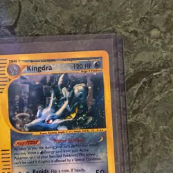 Pokemon Kingdra Holo Rare TCG Card Aquapolis H14/H32 NM Off Center A Bit - Image 3