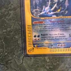 Pokemon Kingdra Holo Rare TCG Card Aquapolis H14/H32 NM Off Center A Bit - Image 4