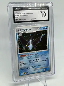 CGC 10 Lumineon Holo #515 Unlimited Secret of the Lakes 2007 Pokemon Card - Image 1