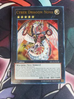 Yu-Gi-Oh! Cyber Dragon Nova - SDCR-EN038 Ultra Rare Near Mint 1st Edition - Image 1