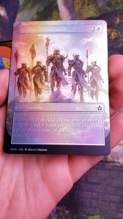 Anointed Procession FOIL (MISCUT) Proxy Playtest Card with Custom Fantasy Art - Image 2